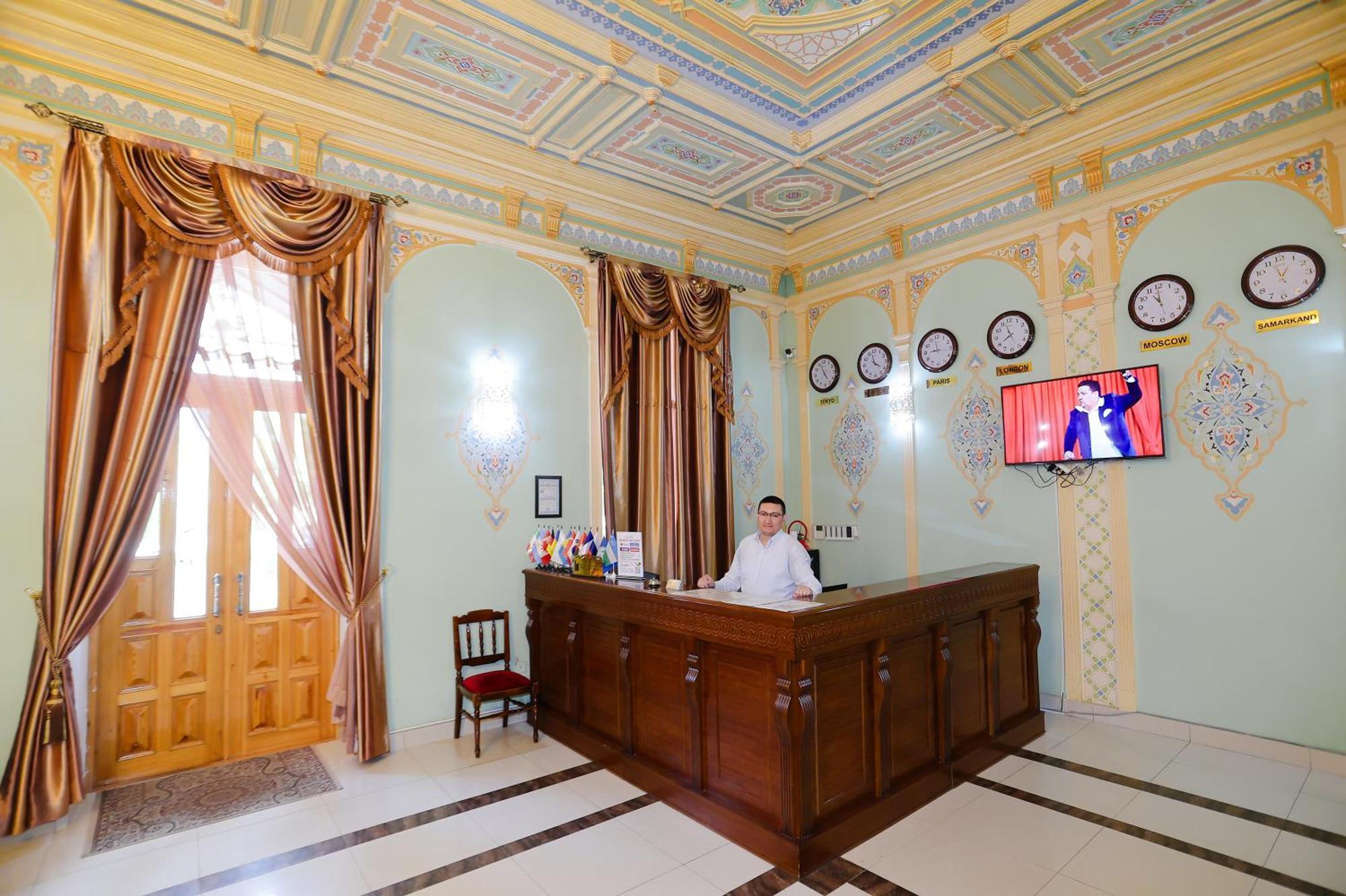 Yangi Sharq Hotel Szamarkand Kültér fotó